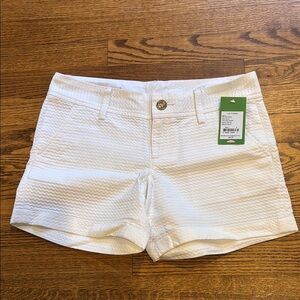 Lilly Pulitzer White Callahan Shorts